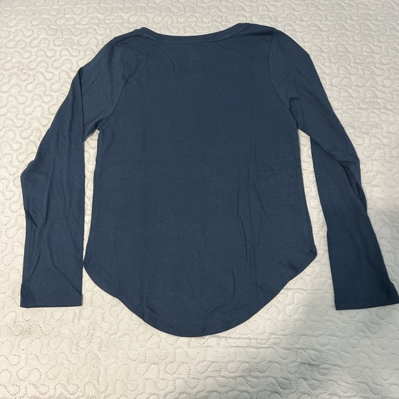 Member’s Mark girls unicorn long sleeve tee shirt top blue sequin moon 10/12 - Picture 3 of 3